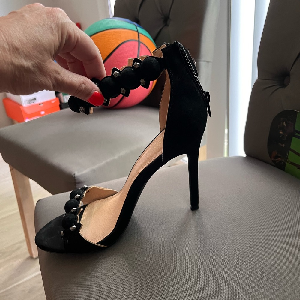 Black stilettos